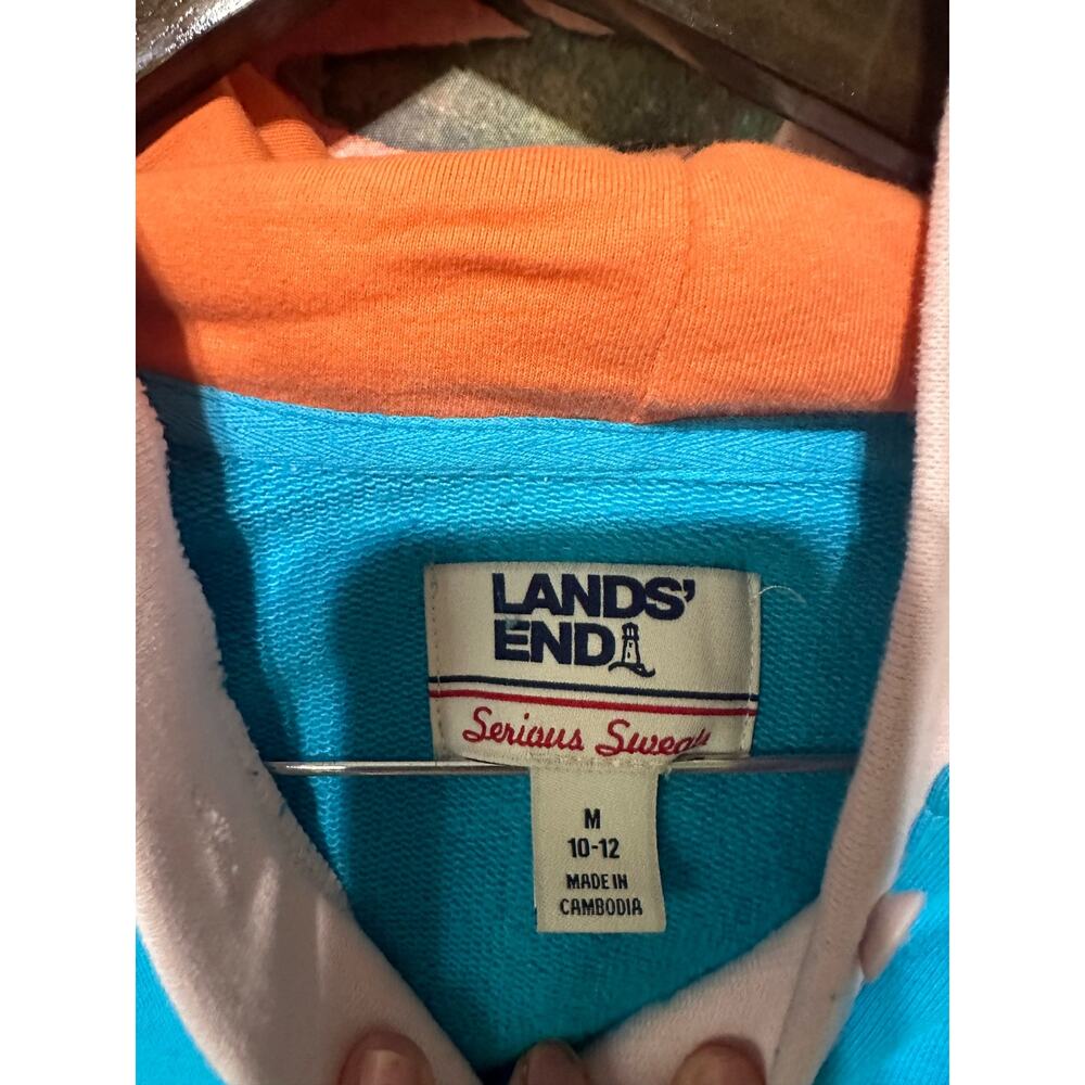 LANDS END Serious Sweats Sweatshirt Women’s Medium 10/12 - Picture 2 of 4